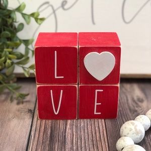 LOVE Wood Blocks